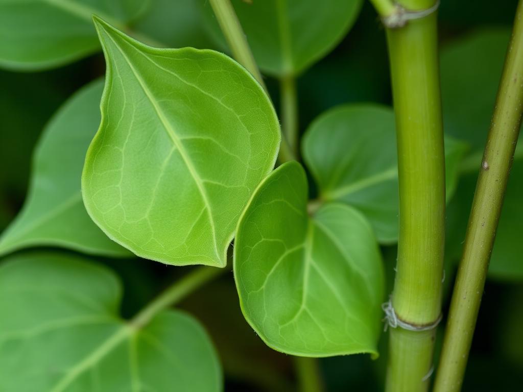 Healthy garden plants restored after knotweed treatment
